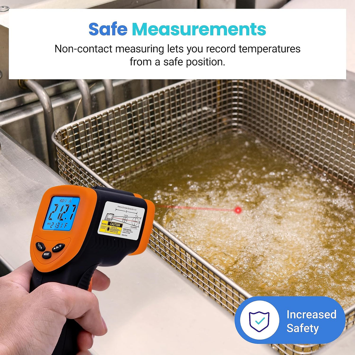 Etekcity Infrared Thermometer Laser Temperature Gun, -58°F~1130°F