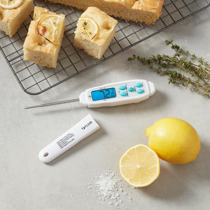 Taylor Digital Instant Read Waterproof Meat Thermometer with Backlight