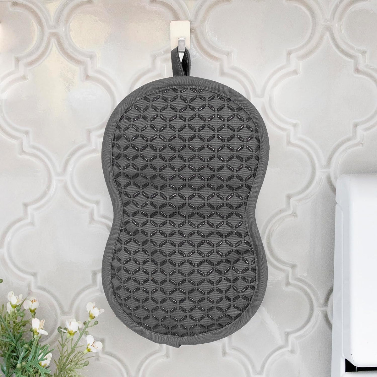 All-Clad Premium Pot Holder: Heat Resistant up to 500 Degrees - 100% Cotton, 10"x8" Hot Pad for Kitchen and Barbecue, 2-Pack, Indigo
