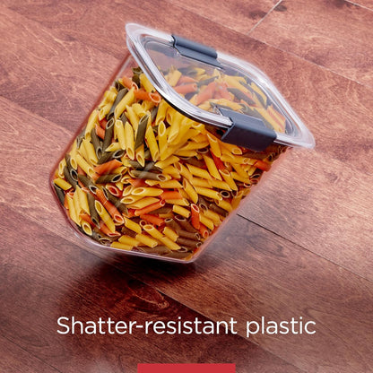 Rubbermaid Brilliance Pantry Airtight Food Storage Container, BPA-Free 7.8 Cup, Ideal for Brown Sugar - Efficient, Leak-Proof and Dishwasher-safe