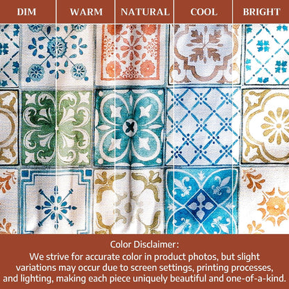 Maison d' Hermine 100% Cotton Oven Mitt & Pot Holder Set (7.5"x13" & 8"x8") - Colors C