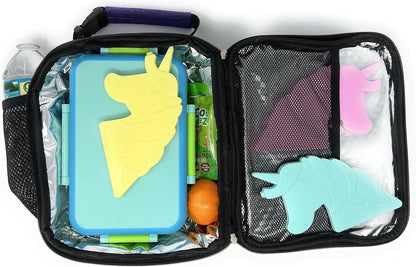 Healthy Packers® Reusable Ice Packs for Lunch Boxes Kids and Adults | Long‑Lasting Thin Freezer Packs for Coolers, Bento Boxes, Lunch Bags, Travel, School Meals, Meal Prep (10-Pack | Square)