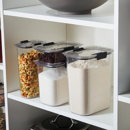 Rubbermaid Brilliance Pantry Airtight Food Storage Container, BPA-Free 7.8 Cup, Ideal for Brown Sugar - Efficient, Leak-Proof and Dishwasher-safe