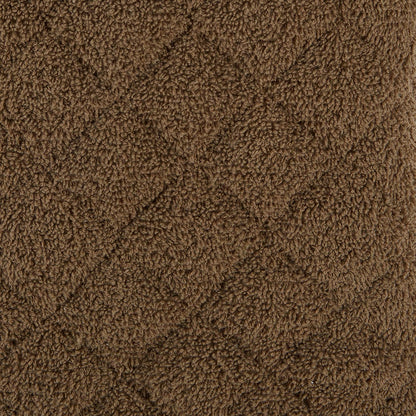 DII Basic Terry Collection 100% Cotton Quilted, Oven Mitt, Brown, 2 Piece