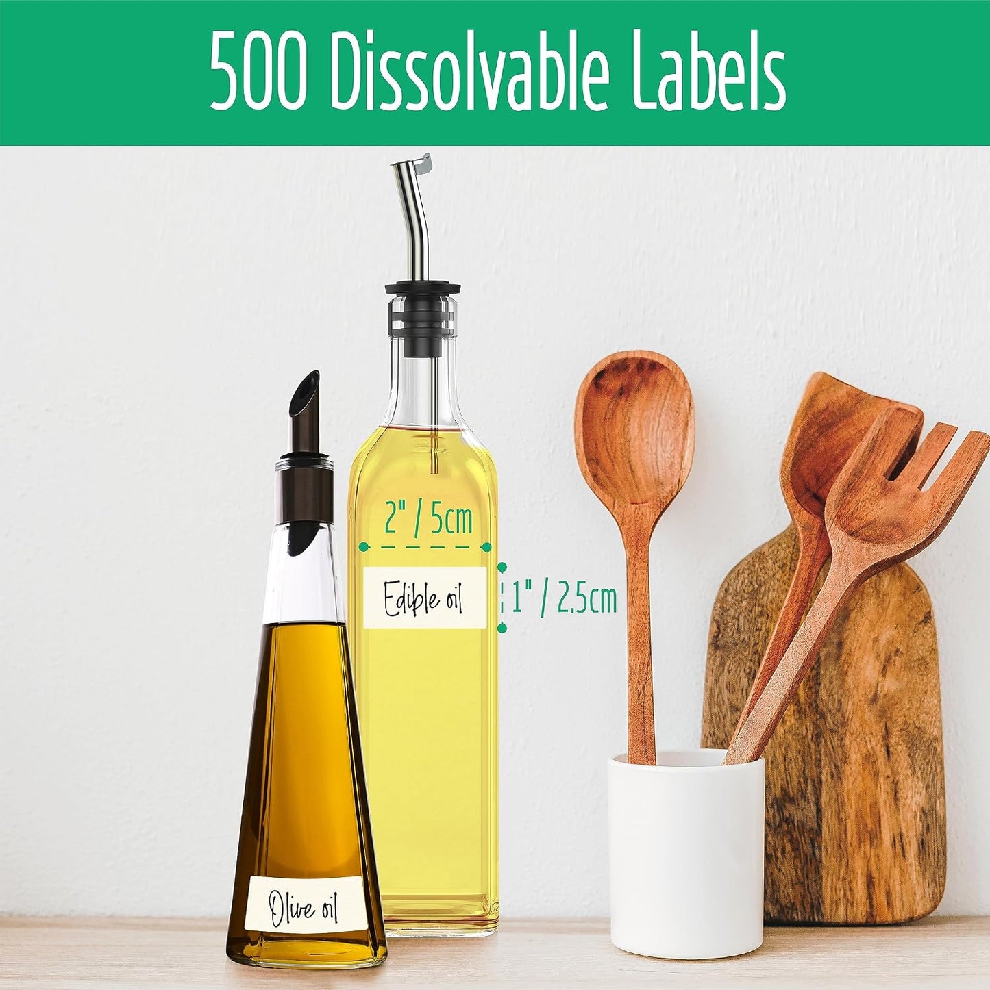 500 Freezer Refrigerator Food Labels Reminder Water Oil Resistant in Roll with Perforation Line,Removable Adhesive