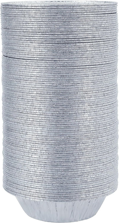 Waytiffer (Pie Pans 5 inch,Mini Pie Tins HEAVY-DUTY Disposable Aluminum Foil Tart,pie Pans for Baking Personal Mini Pies, Easily Stack & Store, Freeze & Reheat
