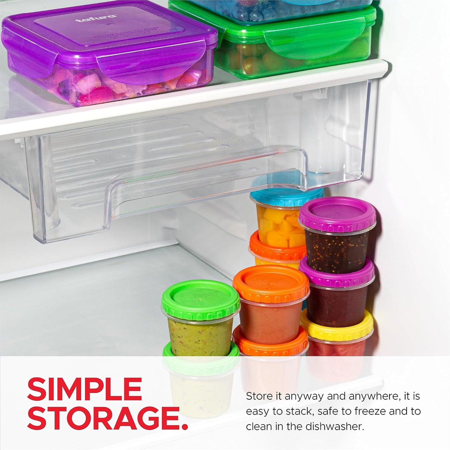 Tafura 10 Pack Leakproof Freezer Containers for Food with Twist Top Lids - 32 Oz BPA Free Reusable Plastic Soup Containers with Screw On Lids - Ideal for Meal Prep, Leftovers & Pantry Organization