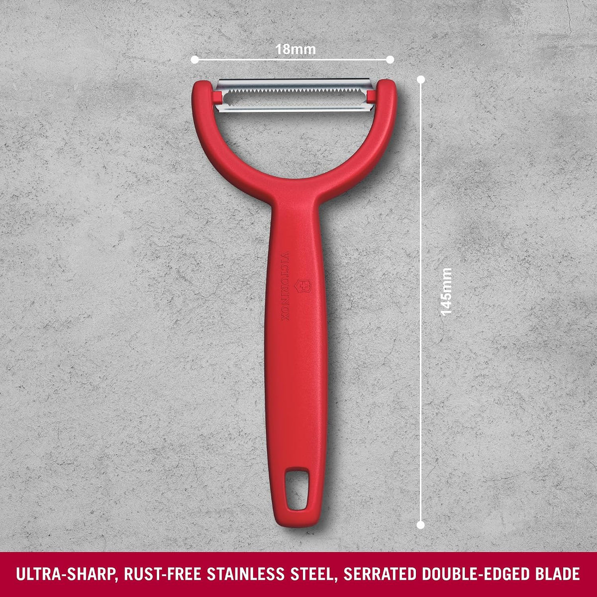 Victorinox Ypso Peeler, Serrated Vegetable & Fruit Peeler, Swiss Made