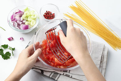 Spring Chef Large Dough Blender For Baking - Durable Pastry Blender - Black