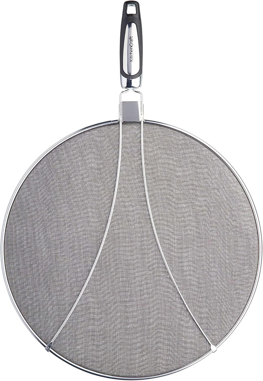 MasterClass Splatter Guard, Stainless Steel, Odour-Resistant, 33 cm (13"), Silver