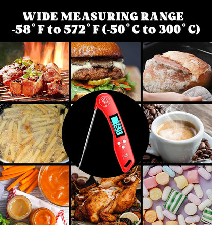 DOQAUS Meat Thermometer Digital – Instant Read Food Thermometer for Cooking