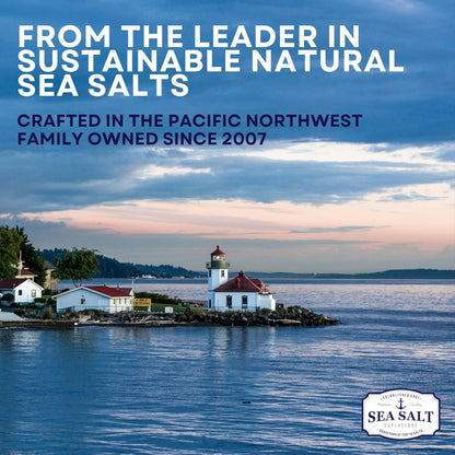 Sea Salt Superstore Coarse Sea Salt for Grinder Refill, Non-Iodized, 14 oz
