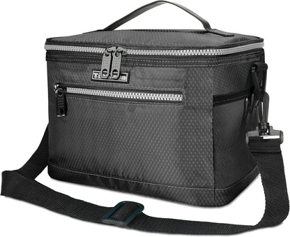 Tirrinia Insulated Lunch Box for Men/Women, Leakproof Lunch Bag for School Work, Large Lunch Tote Kids Boys Girls Student Back to School, Soft Cooler Office Picnic Beach Camping for Adults, Charcoal