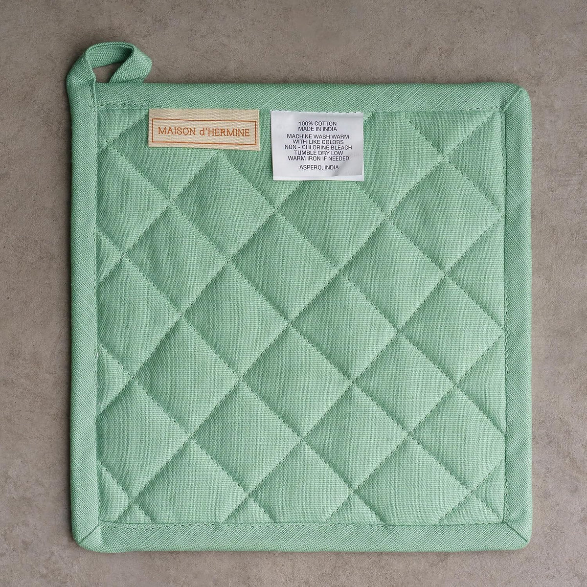 Maison d' Hermine Pot Holders 100% Cotton Potholders (8" x 8") - Colors A