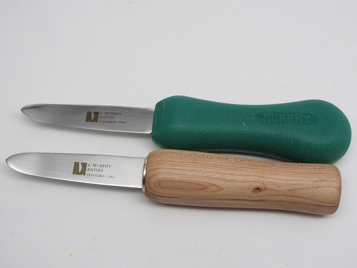 R Murphy Ramelson New Haven Oyster Shucking Knife, 1 Pack, Wood Handle