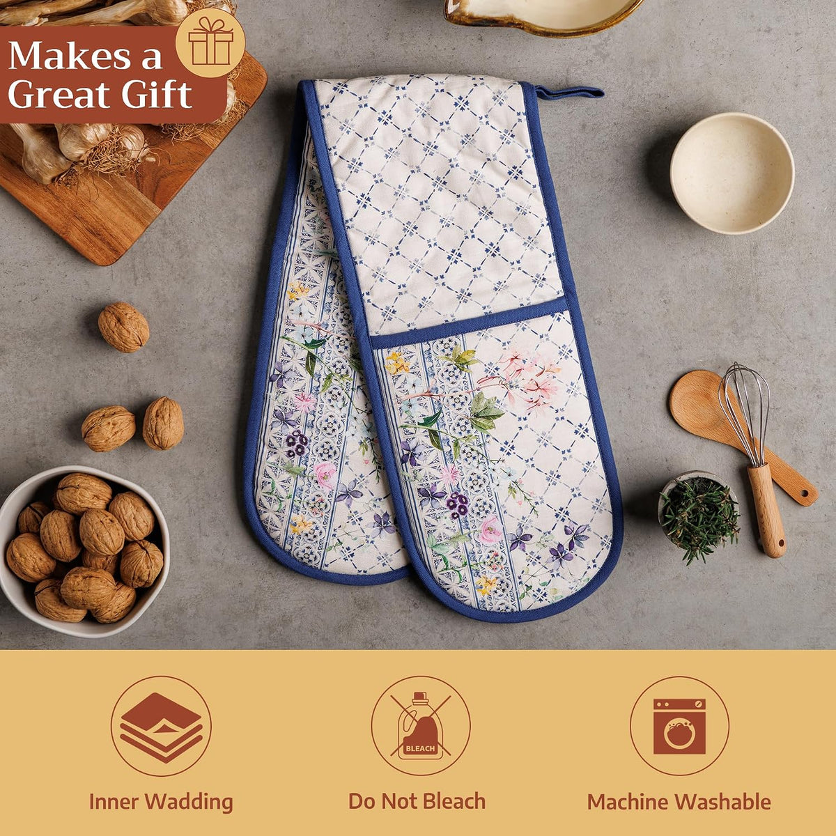 Maison d' Hermine Pot Holders 100% Cotton Potholders (8" x 8") - Colors A