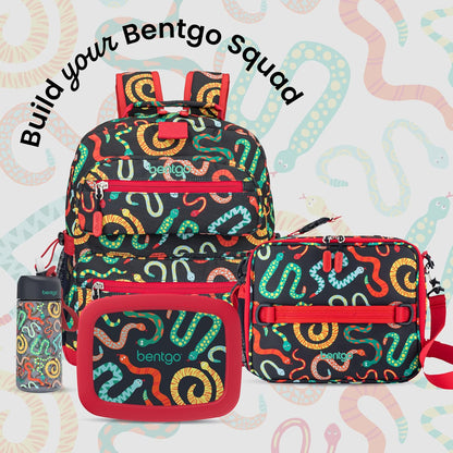 Bentgo Kids Lunch Bag - Durable, Double-Insulated Lunch Bag for Kids 3+; Holds Lunch Box, Water Bottle, & Snacks; Easy-Clean Water-Resistant Fabric & Multiple Zippered Pockets (Mermaid)