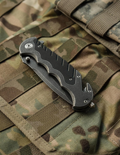 Smith & Wesson Benji 2.5in High Carbon S.S. Folding Keychain Knife with 1.75in Modified Tanto Blade and G10 Handle for Outdoor