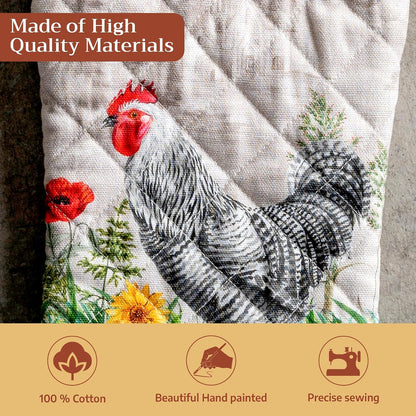 Maison d' Hermine Pot Holders 100% Cotton Potholders (8" x 8") - Colors B