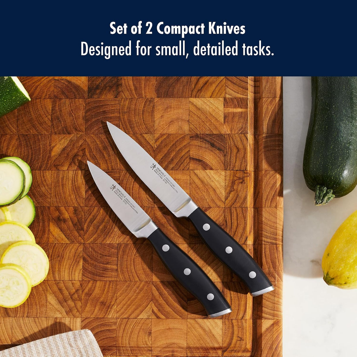 Henckels Forged Accent 2 pc Paring Knife Set, Razor-Sharp German Engineered