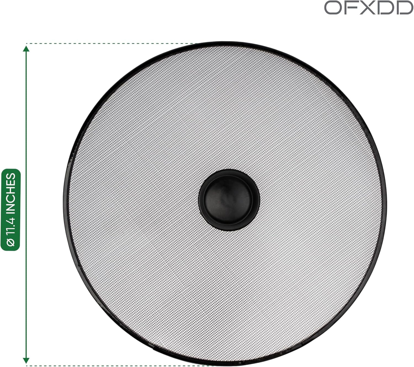 Stainless Steel Splatter Screen with Lid for Cooking - Set of 3: 8,2", 10", 11,4" - Splatter Grease Guard for Kitchen Stove - Anti Oil Splash Frying Shield