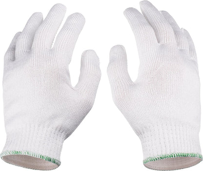 NoCry Superior Heavy Duty Cut Resistant Work Gloves with Grip Dots, Level 5