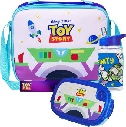 Get Trend SpongeBob Squarepants Water Bottle Lunch Box Lunch Bag Kids Set 3 Pcs Insulated Snack Bag for School Travel Gifts for Kids (Blue SpongeBob)