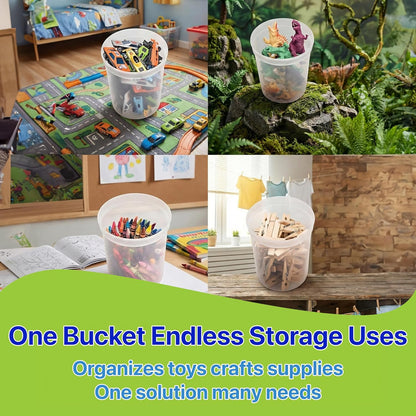 Food Storage Containers [10 Set] x [32 oz] Plastic Deli Containers with Lids Soup Meal Prep Containers | BPA Free | Stackable | Leakproof | Microwave/Dishwasher/Freezer Safe (10 Set, 32 oz)