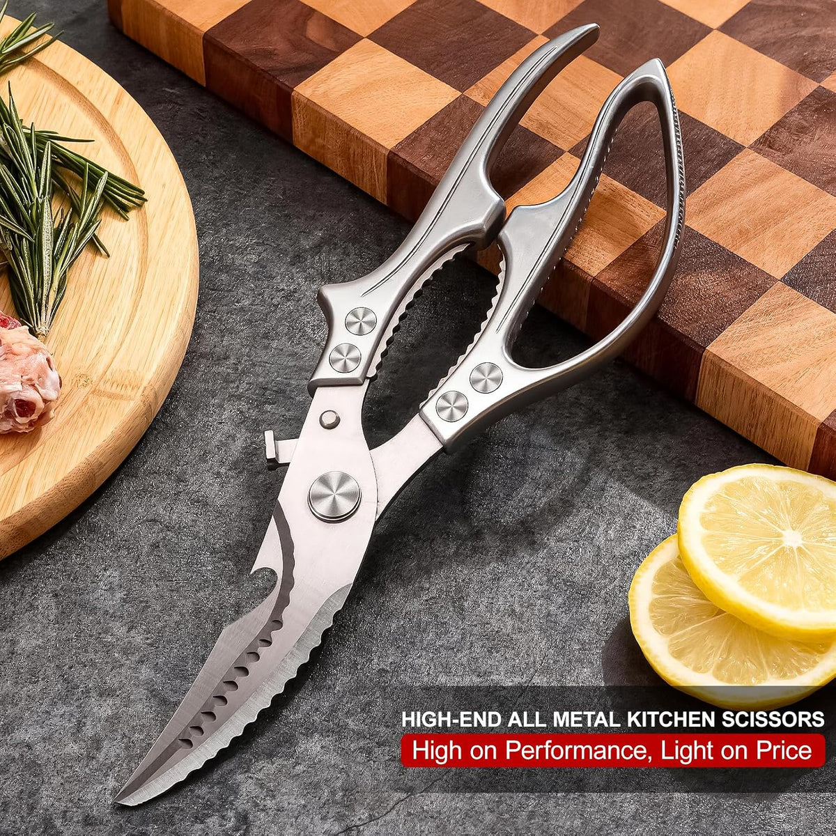 Kitchen Scissors for Food,Heavy Duty Poultry Shears