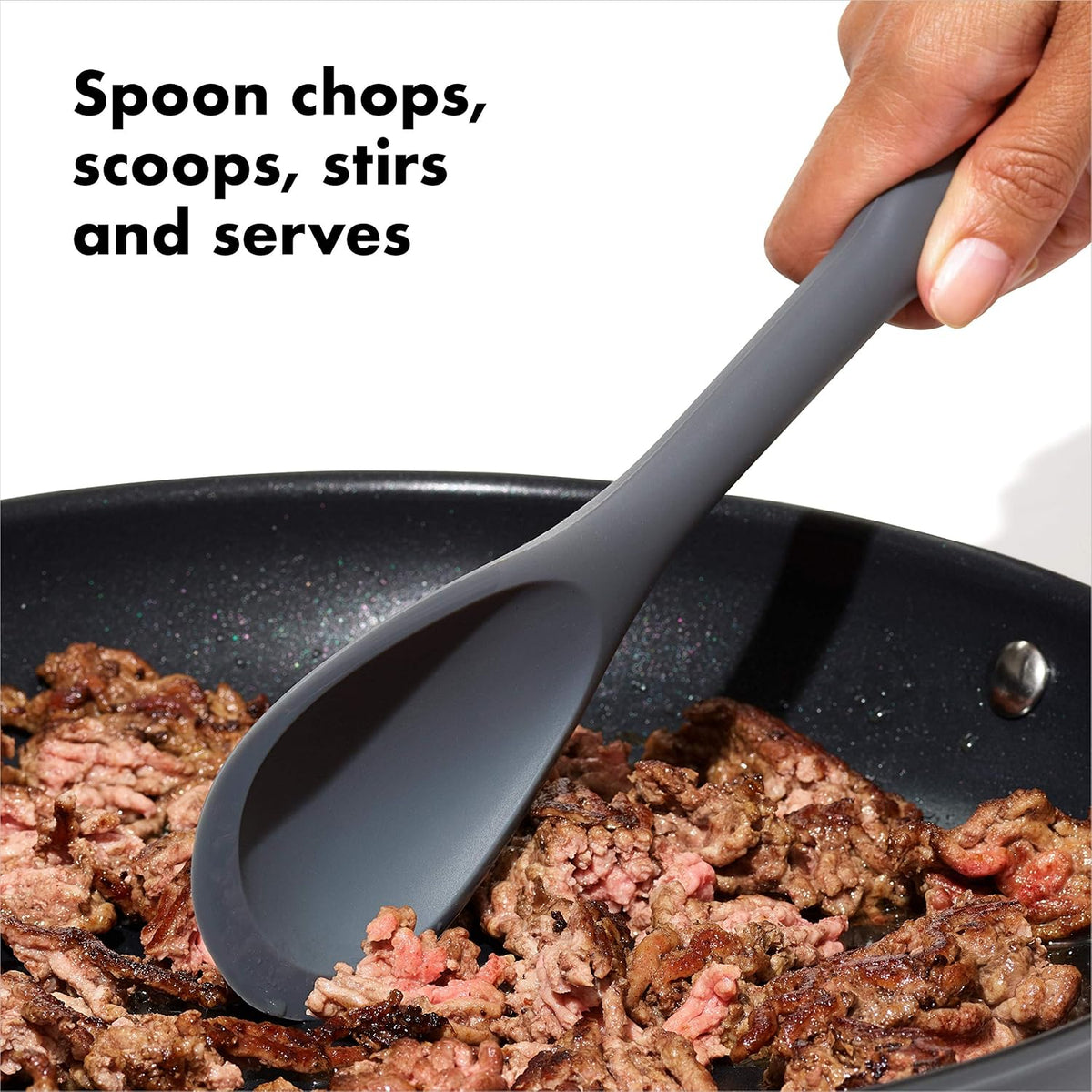 OXO Good Grips Silicone Everyday Ladle - Peppercorn