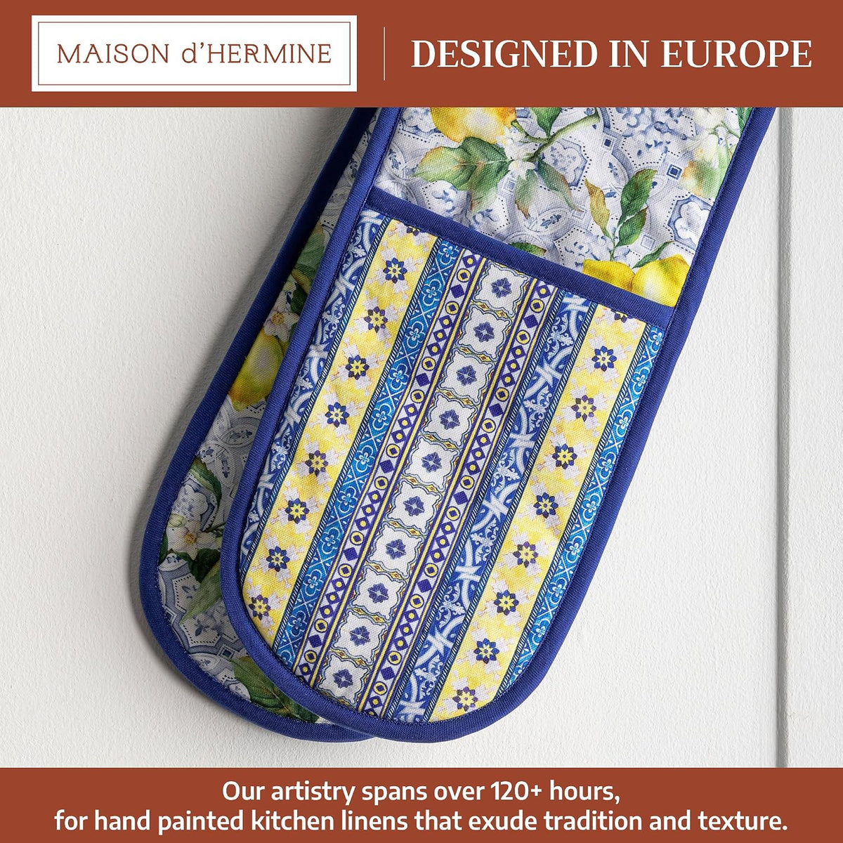 Maison d' Hermine Pot Holders 100% Cotton Potholders (8" x 8") - Colors B