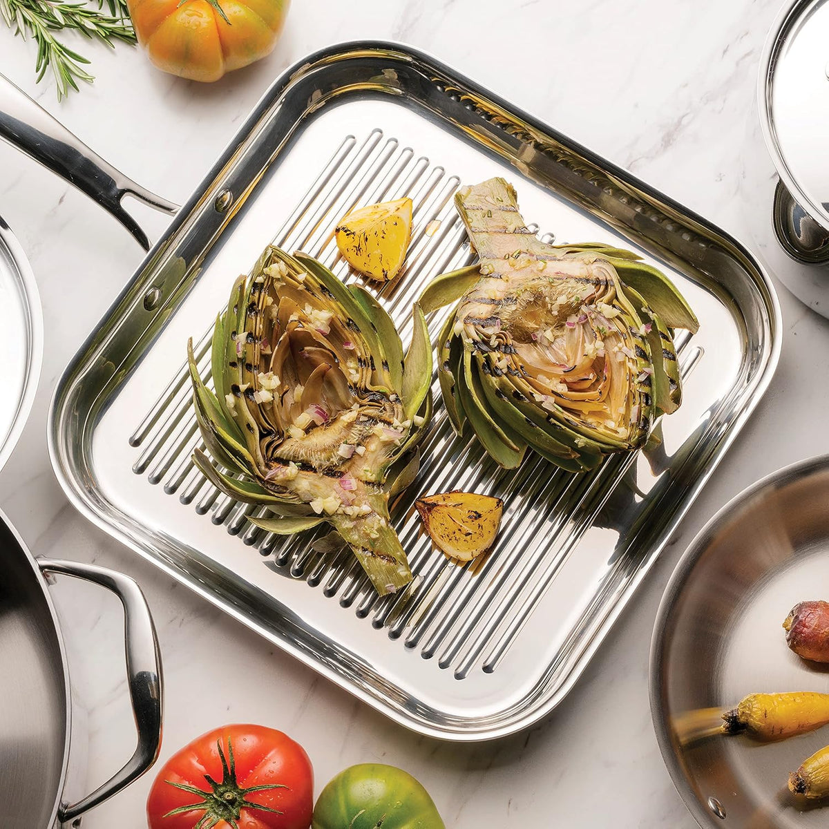 Tramontina Signature Stainless Steel Pasta Strainer Insert for Pot