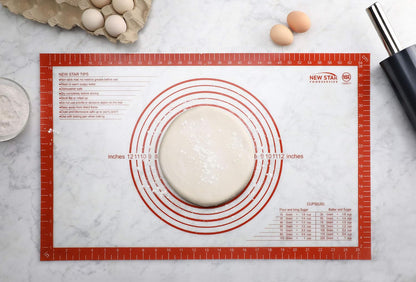 New Star Foodservice Silicone Pastry Mat, 16 x 26 Inch