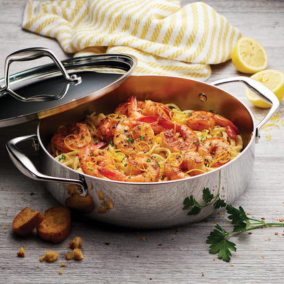 Tramontina Signature Stainless Steel Pasta Strainer Insert for Pot