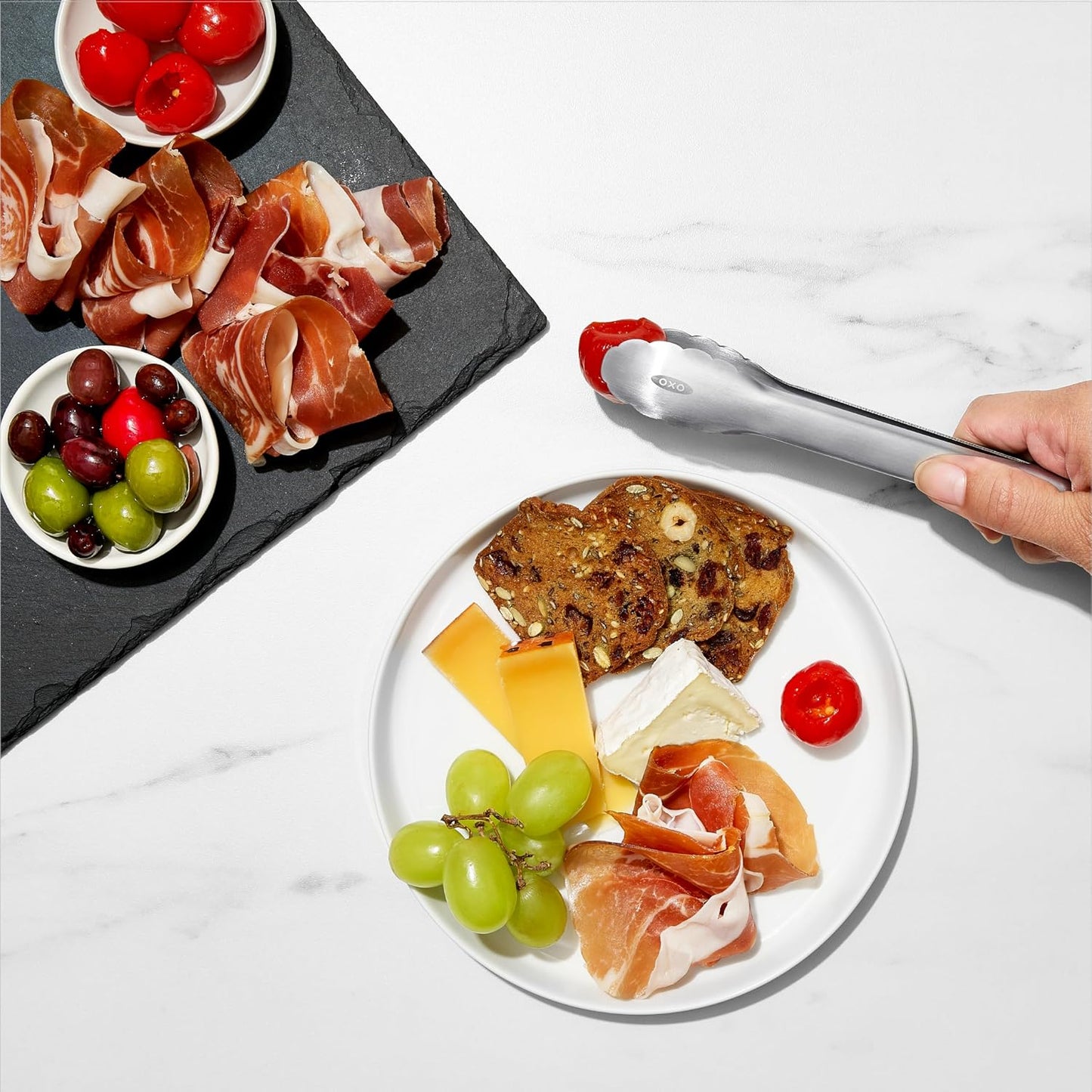 OXO Good Grips 12-Inch Stainless-Steel Locking Tongs