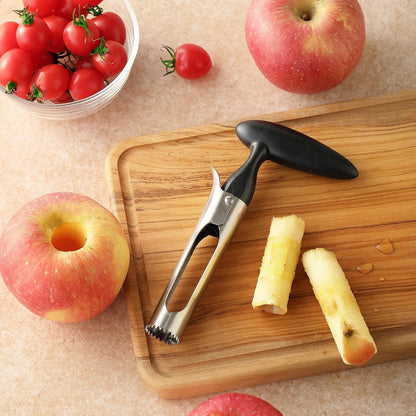 Apple Corer, Ergonomics Handle with Sharp Serrated Blade Core Remover Tool