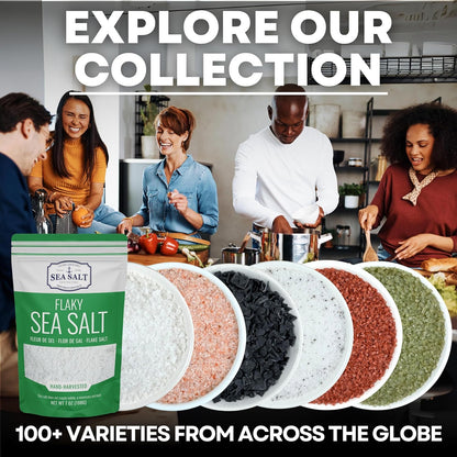 Sea Salt Superstore Coarse Sea Salt for Grinder Refill, Non-Iodized, 14 oz