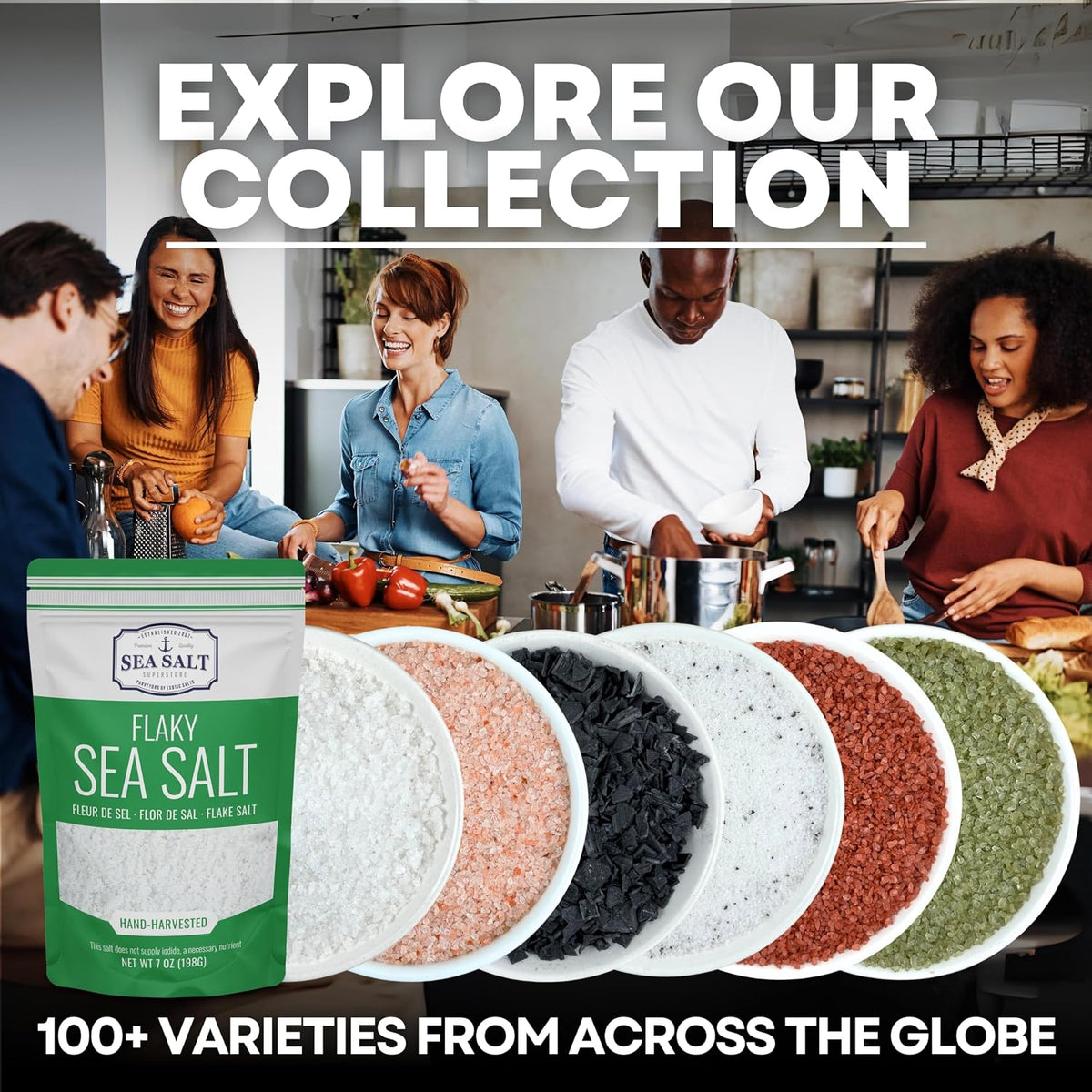 Sea Salt Superstore Coarse Sea Salt for Grinder Refill, Non-Iodized, 14 oz