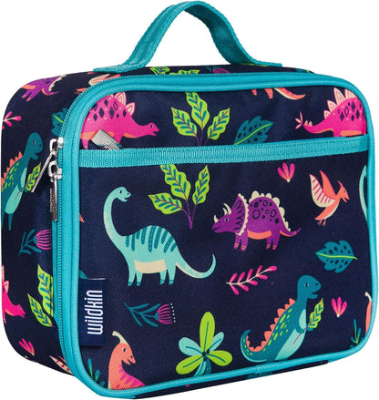 Wildkin Kids Insulated Lunch Box, Keeps Food Hot or Cold, BPA-Free with Mesh Pockets & Easy-Clean Lining – Ideal for School, Travel & Daycare – Holographic