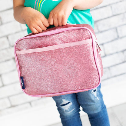 Wildkin Kids Insulated Lunch Box, Keeps Food Hot or Cold, BPA-Free with Mesh Pockets & Easy-Clean Lining – Ideal for School, Travel & Daycare – Holographic