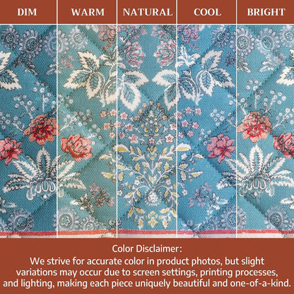 Maison d' Hermine 100% Cotton Oven Mitt & Pot Holder Set (7.5"x13" & 8"x8") - Colors C