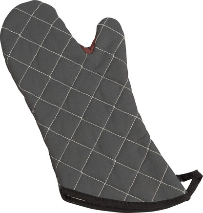 Oven Mitts, San Jamar BestGuard, Professional Grade, 15", Pair, Black