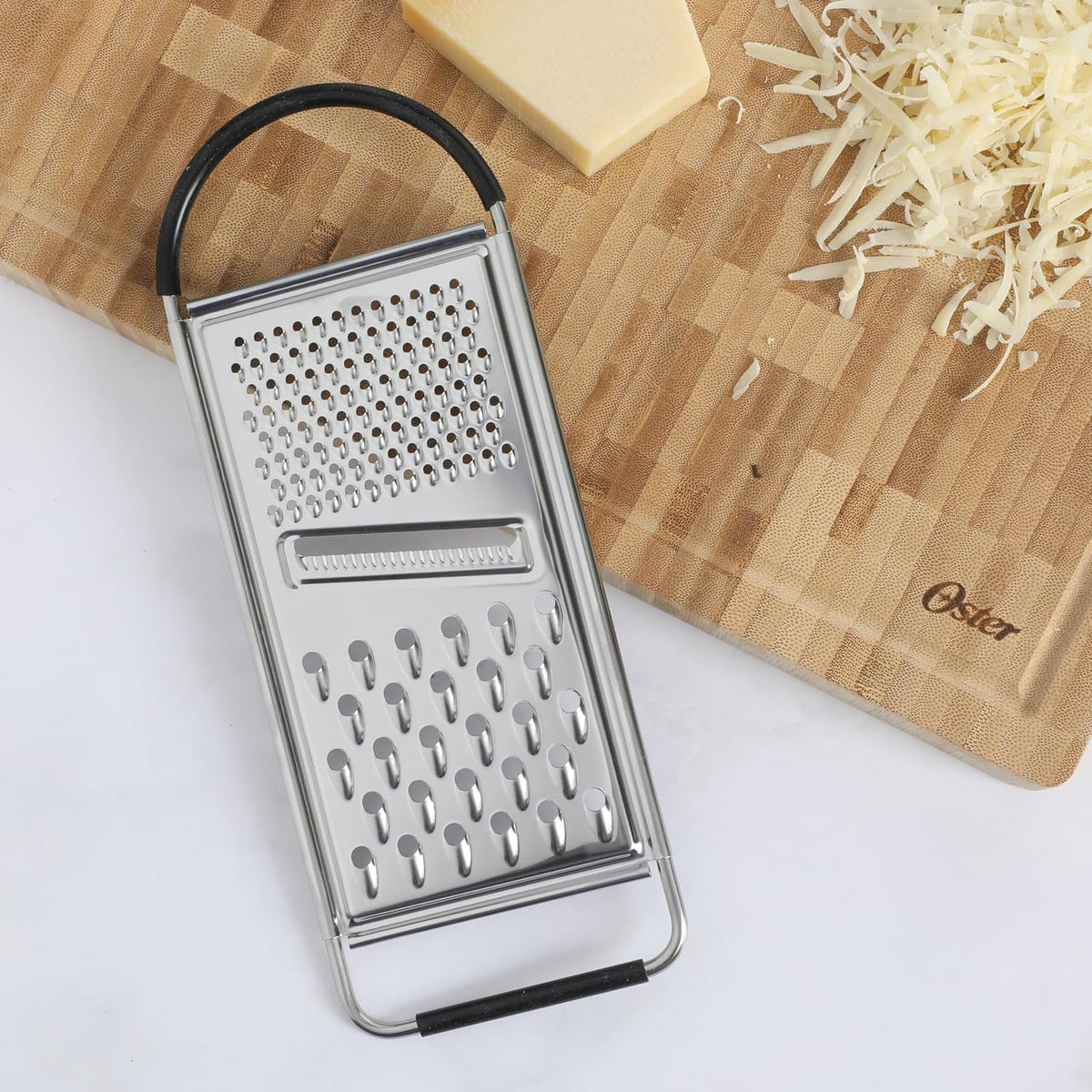 Oster Helmsdale 2 Cup Stainless Steel Flour Sifter for Baking for Crank Sifter