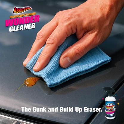 Abracadabra® Contractor Strength Wonder Cleaner - As Seen on TV - 16 fl oz - Gunk & Build up Remover - Removes Tar, Adhesives, Gum, Stickers, Sap, Oils & More on Most Surfaces - Better Stronger Faster
