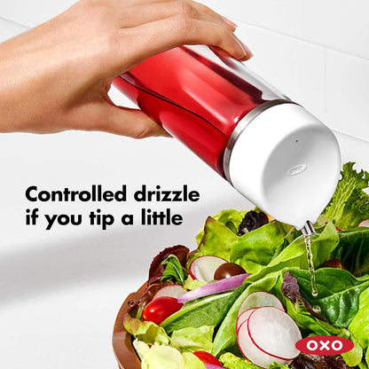 OXO Good Grips Precision Pour Glass Dispenser for Soy Sauce, Oil – 5 oz