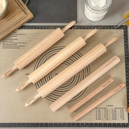 Restaurantware 12 in Wood Beech Asian Dowel Rolling Pin