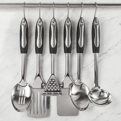 Home Hero Silicone Kitchen Utensils Set - Heat Resistant Non-Scratch Cooking Utensils - Ergonomic Silicone Spatula Set - Dishwasher Safe Kitchen Tools - 26 Piece, Stone