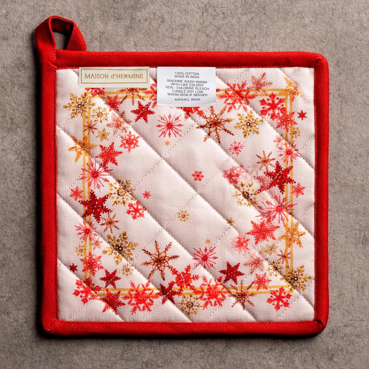 Maison d' Hermine Pot Holders 100% Cotton Potholders (8" x 8") - Colors B