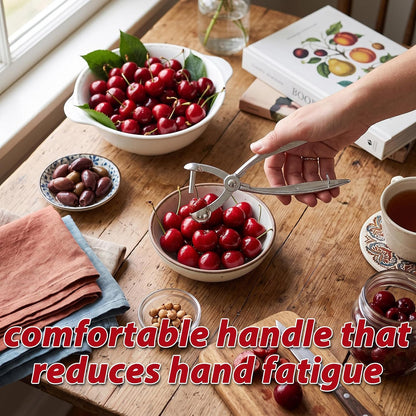 Milltrip Aluminum Alloy Cherry Pitter Tool, Hand Cherry Stone Remover