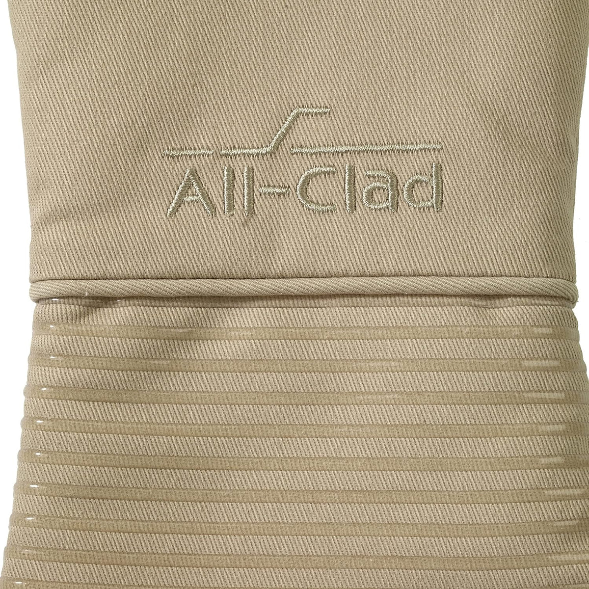All-Clad Silicone Oven Mitts: Heat Resistant up to 500 Degrees - 100% Cotton & Silicone, 14"x7" Oven Mitt for Kitchen and Barbeque, Pewter